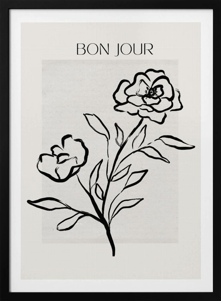 Bonjour Blooms | Poster
