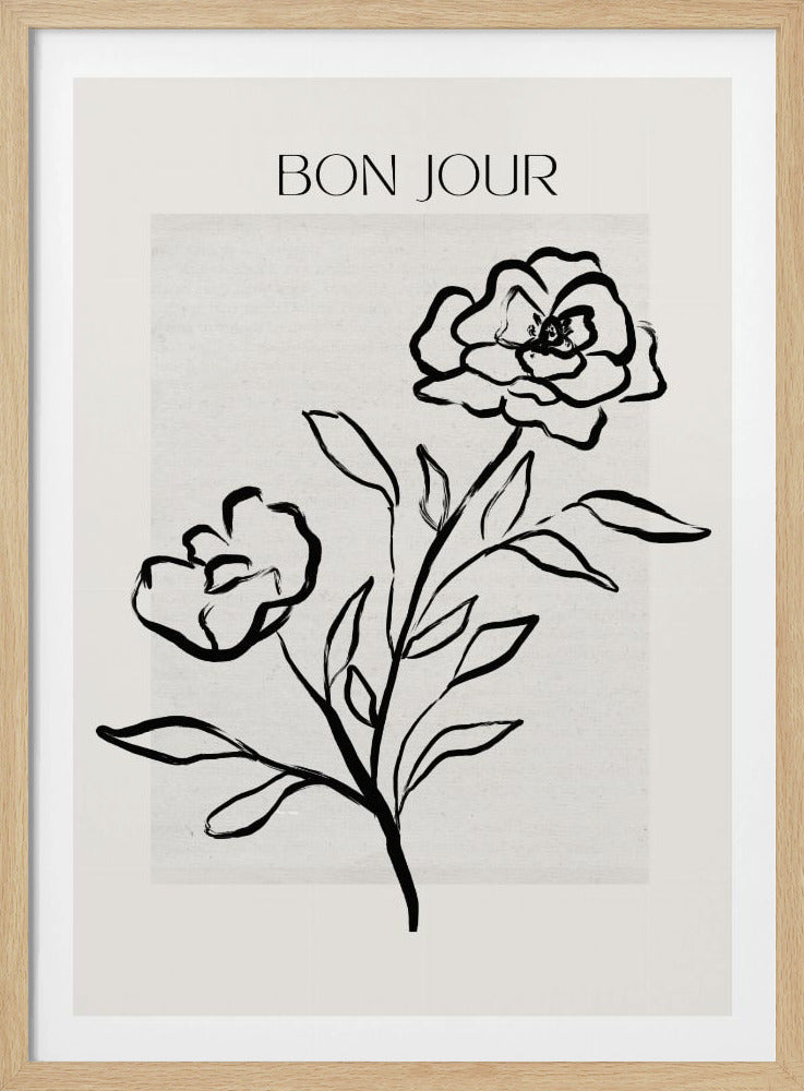 Bonjour Blooms | Poster