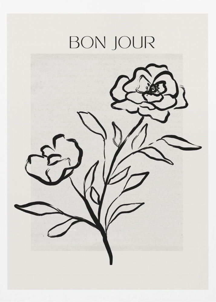 Bonjour Blooms | Poster