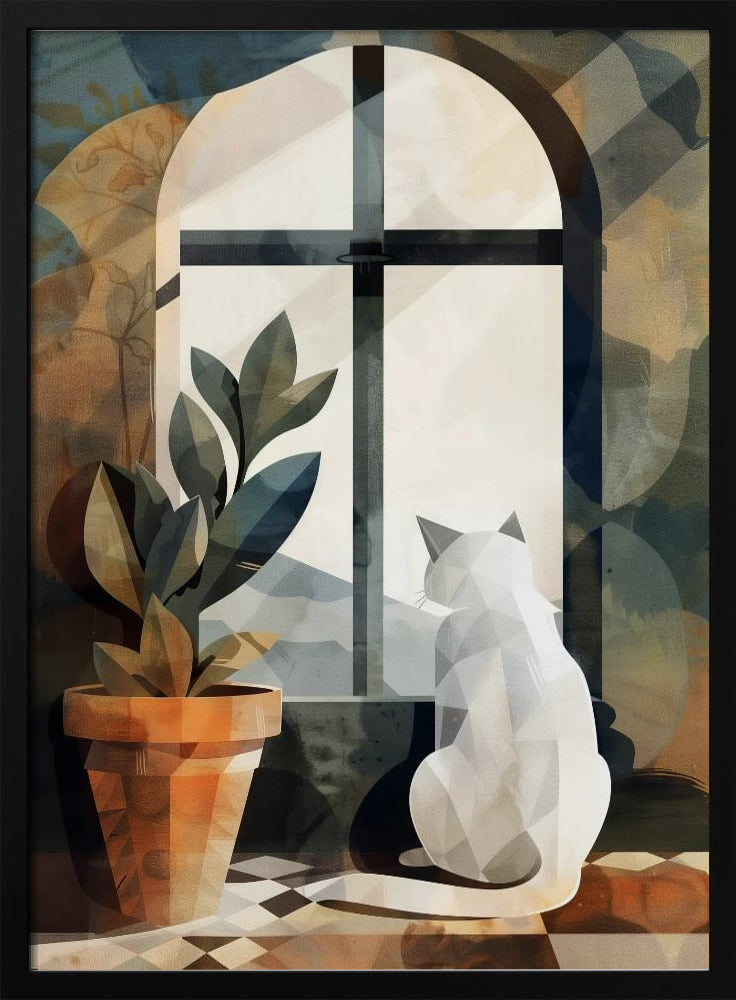 White cat | Poster