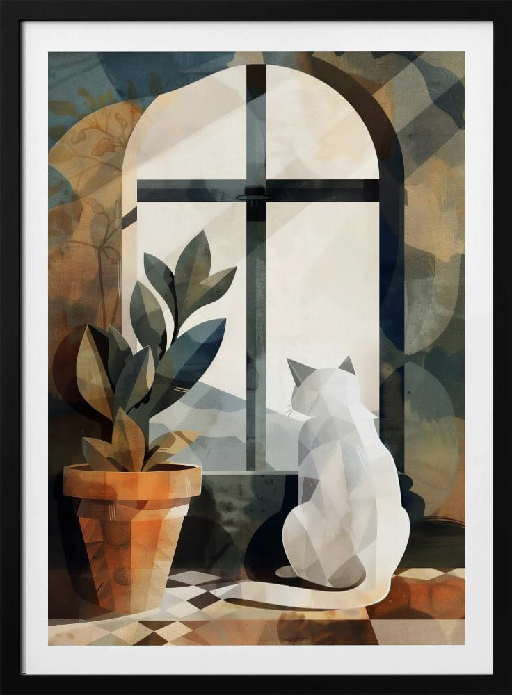 White cat | Poster