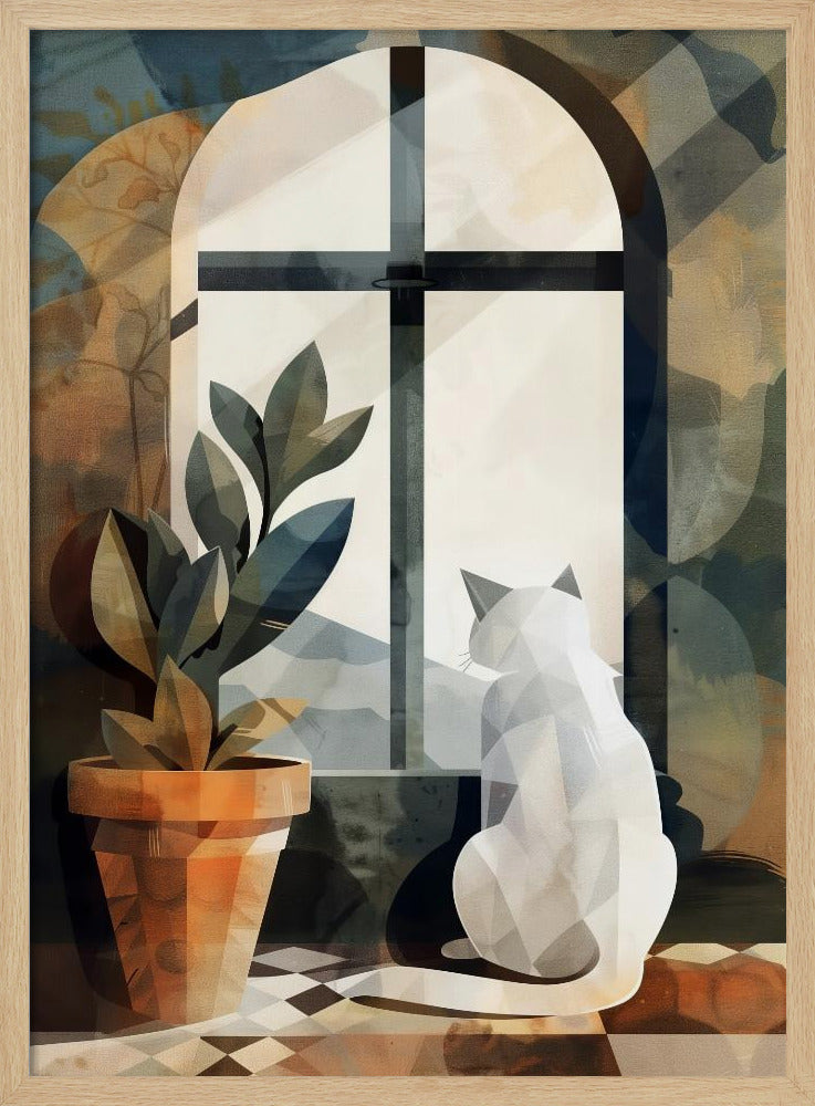 White cat | Poster