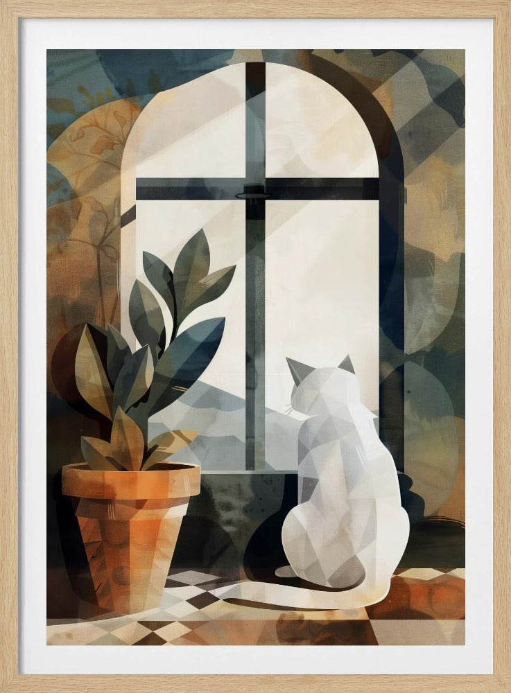 White cat | Poster