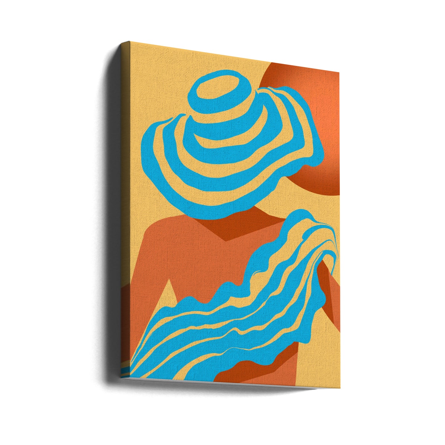 Sunlit Wavesstripe | Canvas