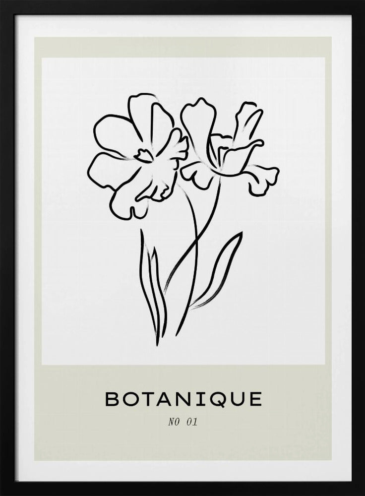 Floral Line Elegance | Poster