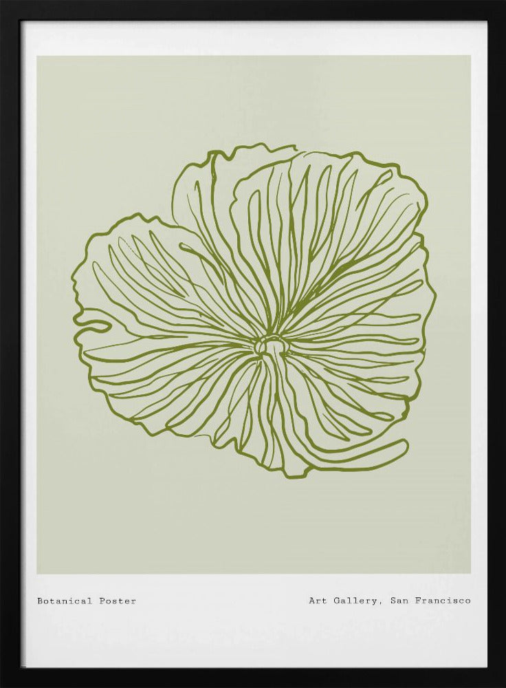 Floral Line Harmony | Poster