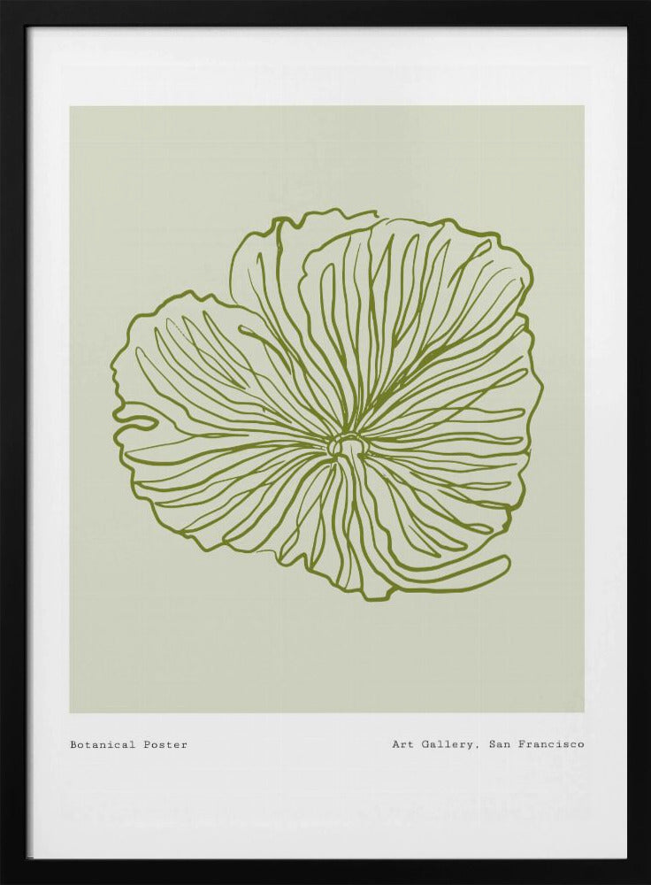 Floral Line Harmony | Poster