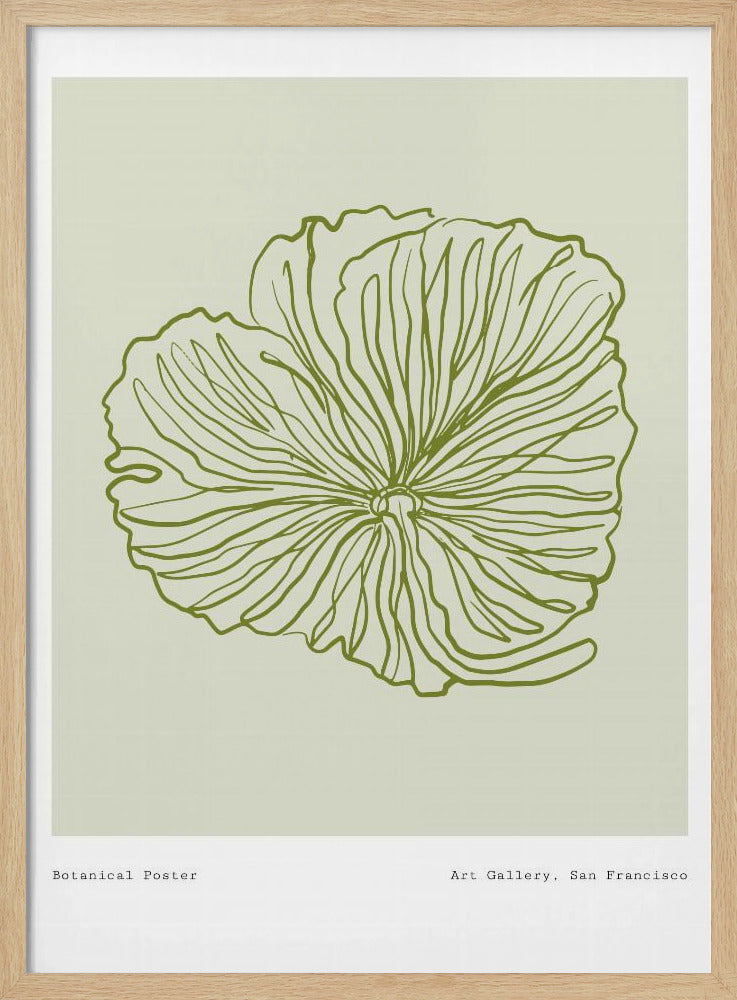 Floral Line Harmony | Poster