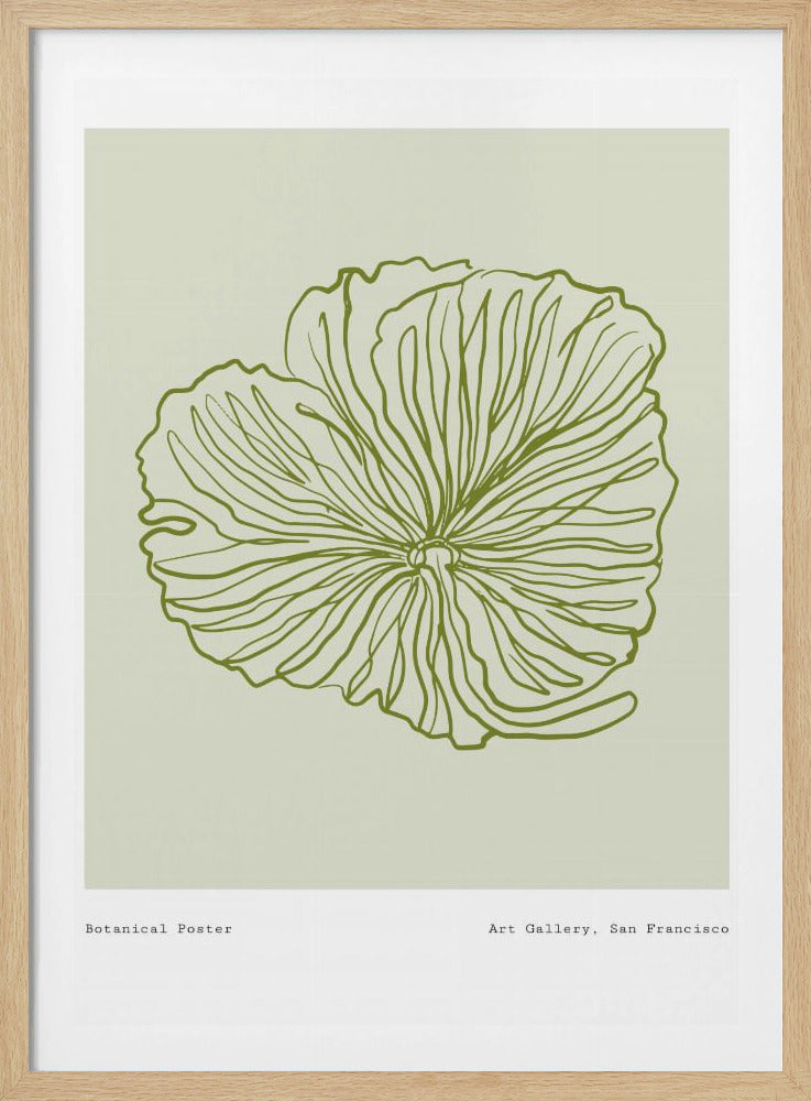 Floral Line Harmony | Poster