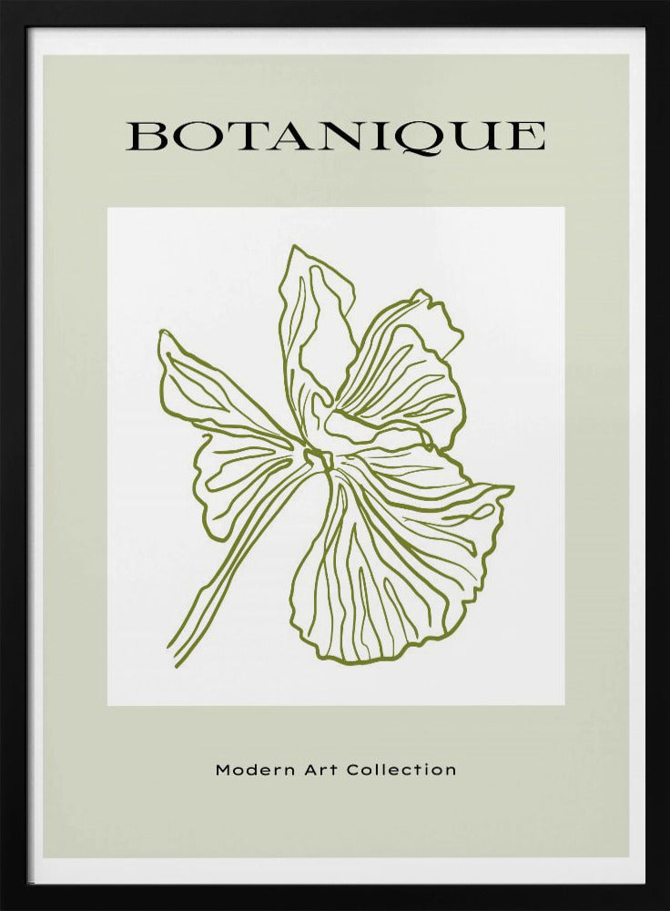 Green Flora Outline | Poster
