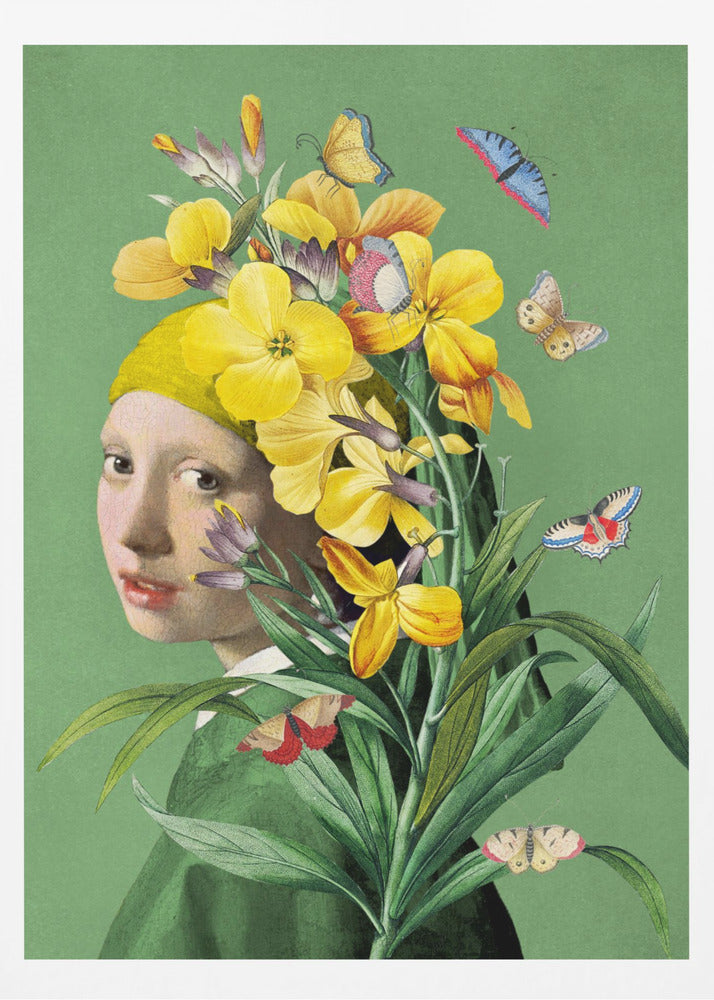 Girl With a Pearl Earring - the Springtime Edition | Poster
