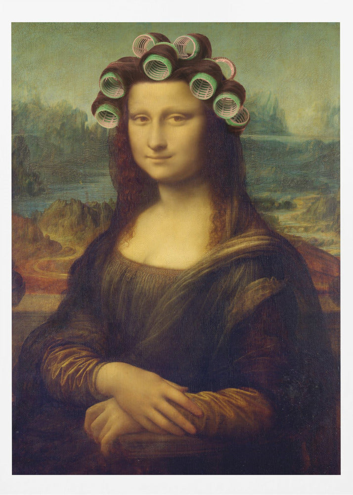 Mona Lisa -  the Curly Girly Edition | Poster