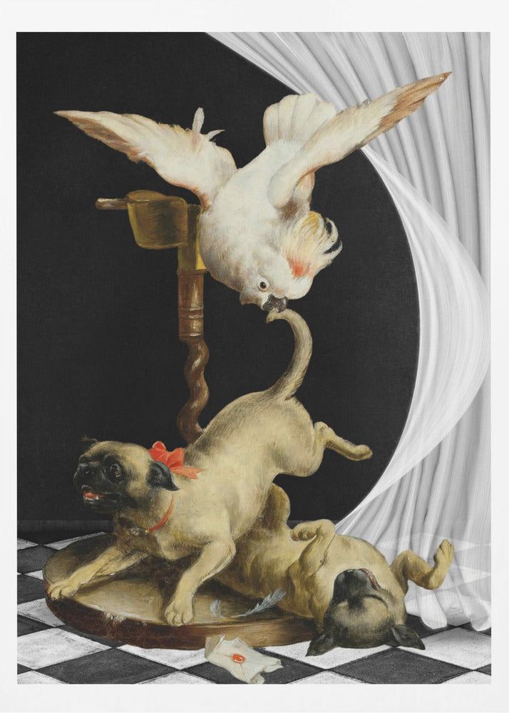 Lebendige Szene eines Vogels | Poster
