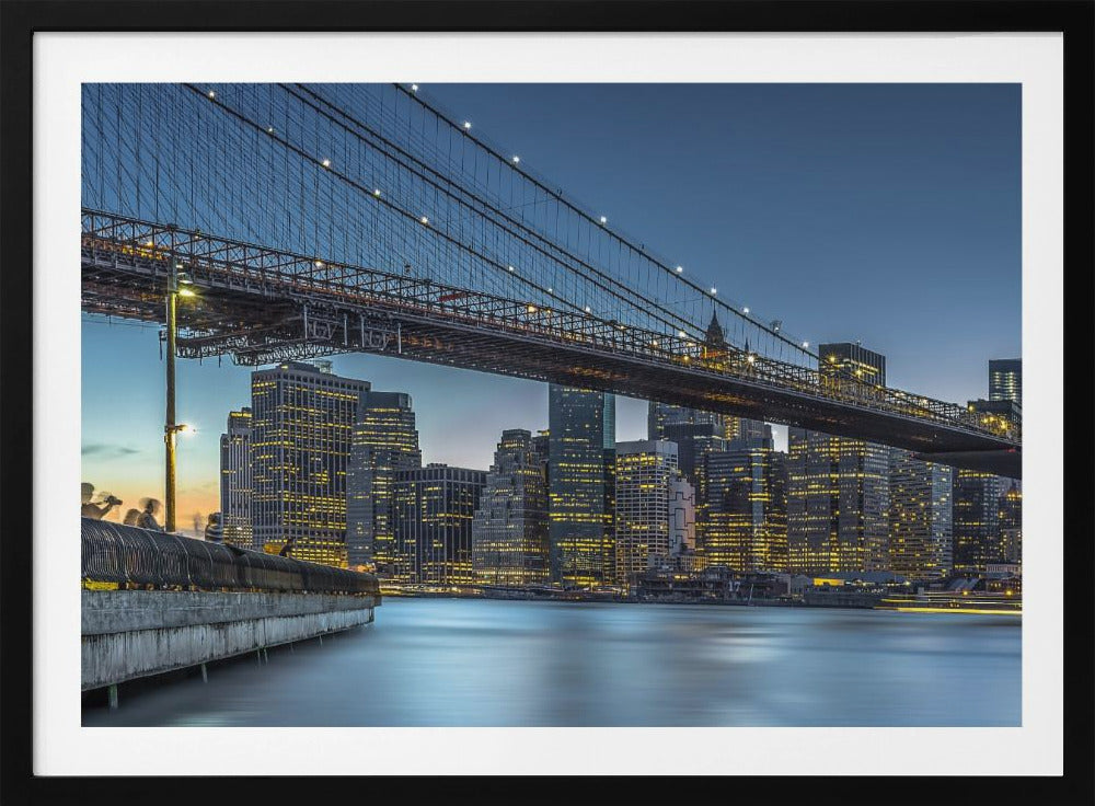 New York - L'ora blu su Manhattan | Poster - Stampe d’Arte