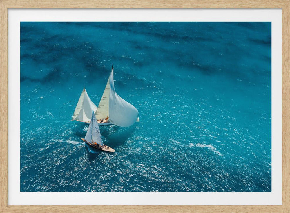 Blaue Kreuzung | Poster - Kunstdruck