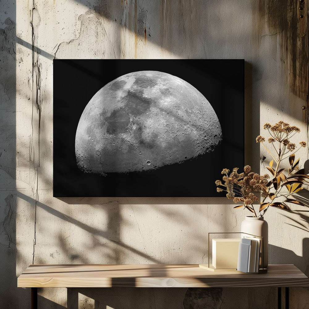 Oh regarde la lune, elle brille là-haut | Tableaux sur Toile
