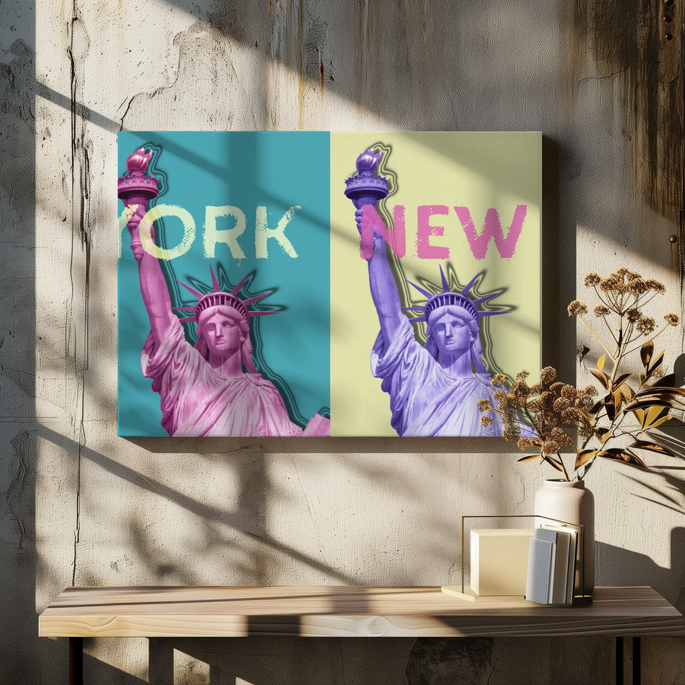 POP ART Statue de la Liberté III | Tableaux sur Toile