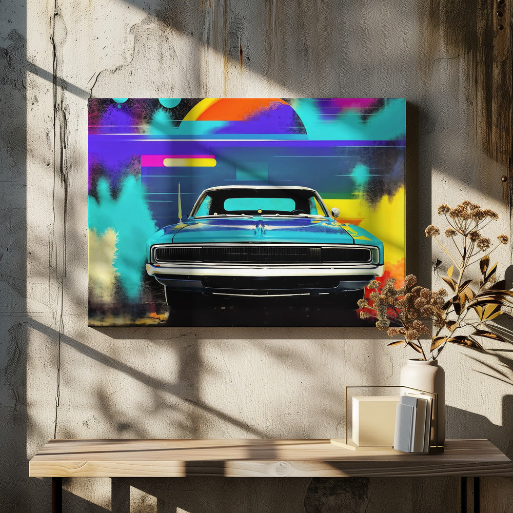 Graffitimachine serie | Canvasprints
