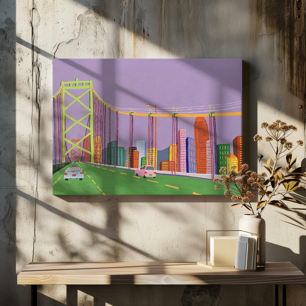Puente de la bahía de Oakland | Impresiones en Lienzo