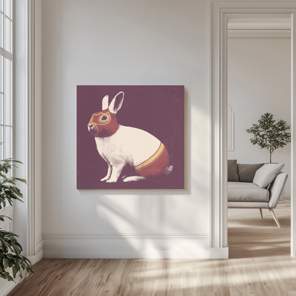 Luchador de conejos | Impresiones en Lienzo