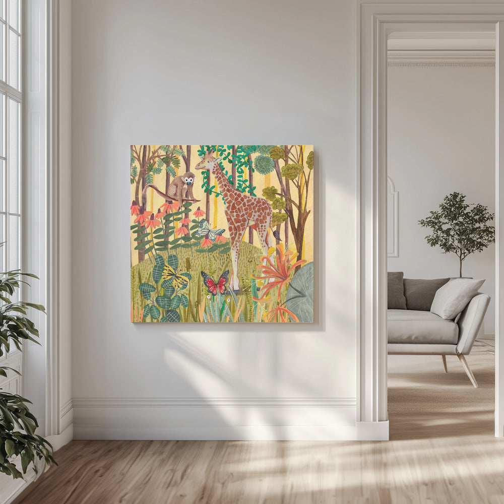 Giraffa in natura | Stampe su Tela