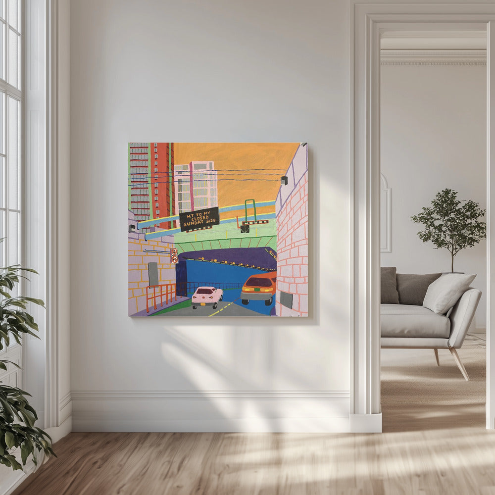 Eingang zum Holland-Tunnel | Leinwand-Bilder