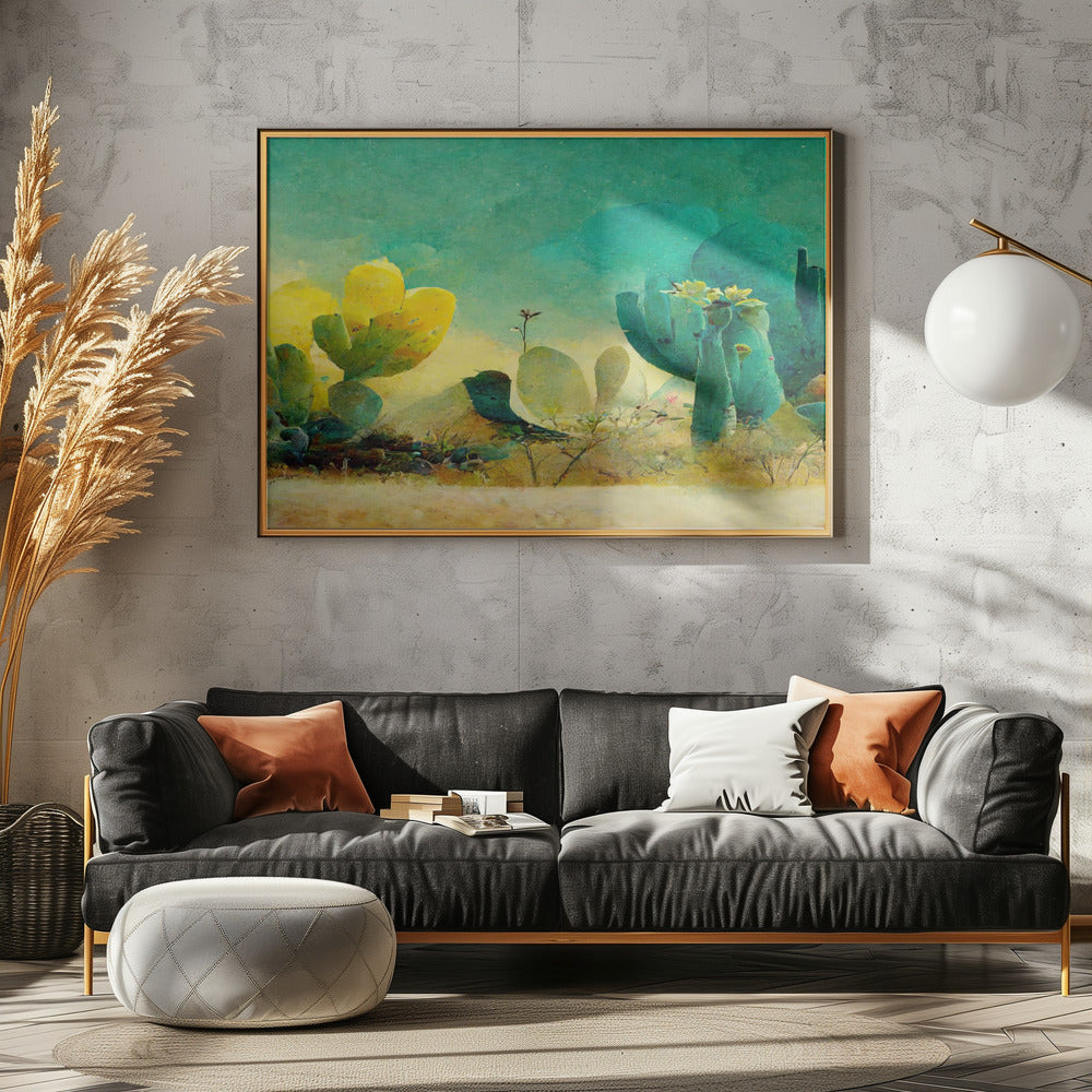 Wüstenblütenlandschaft | Poster