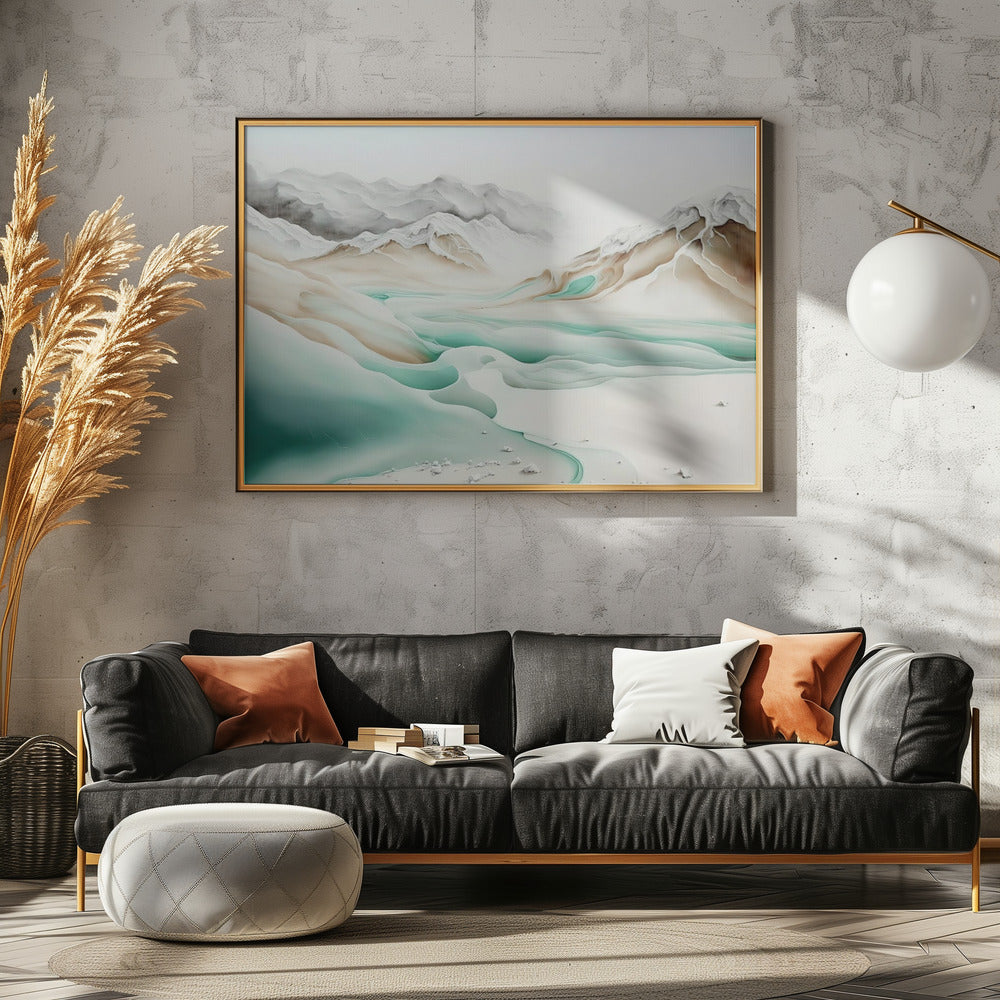 Tranquil Alpine Flow | Poster