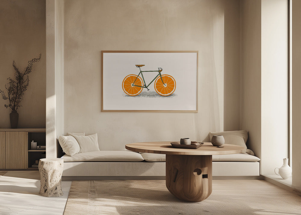Ruedas Naranjas | Posters  - Impresiones de Arte