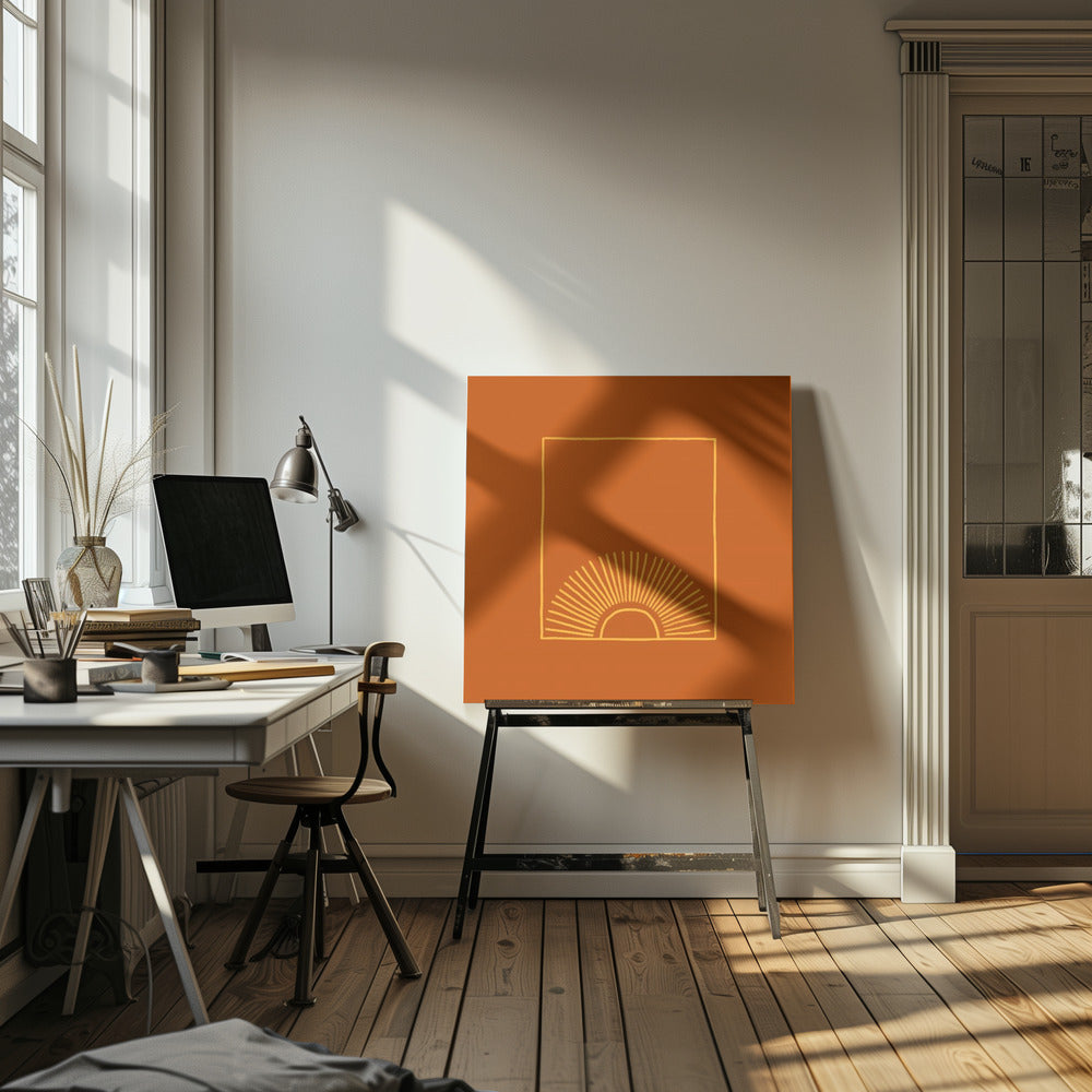Karamelli Minimal Sun | Canvastaulut