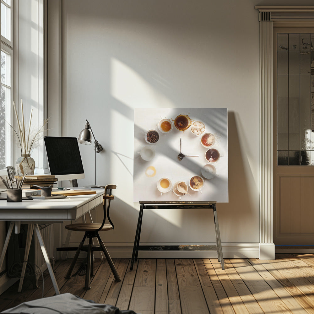 È sempre l'ora del caffè | Stampe su Tela