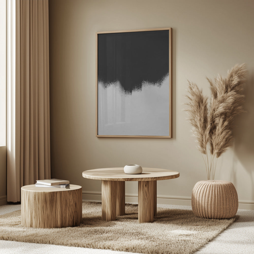 Monochromer Fluss | Poster