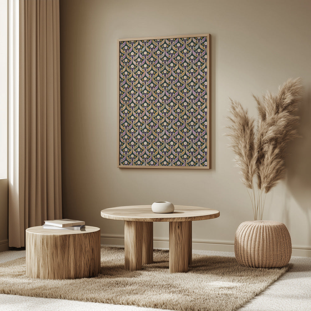 Curved Rhythm Elegance | Poster