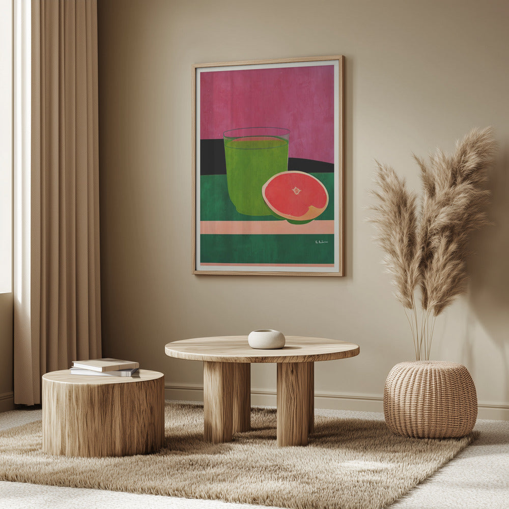 Pink, Little Grapefruit | Poster