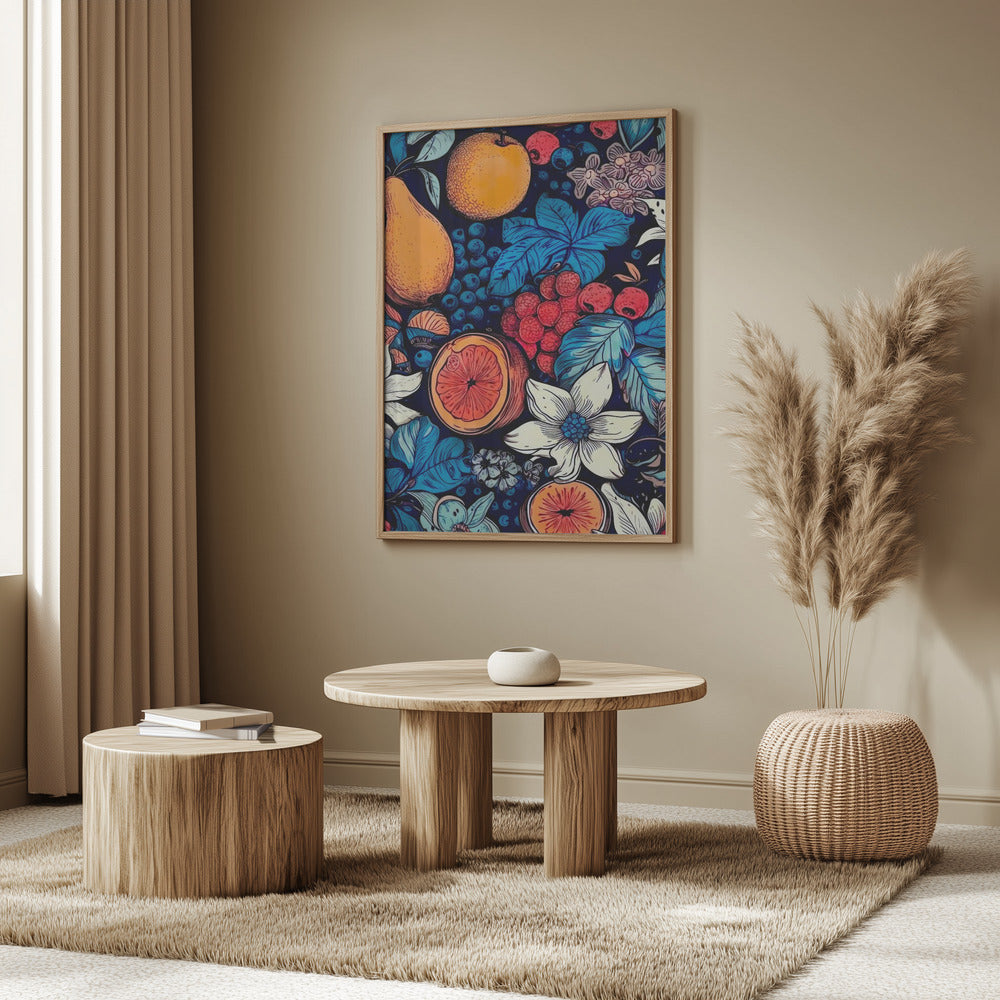 Flowers and fruits 6 | Poster