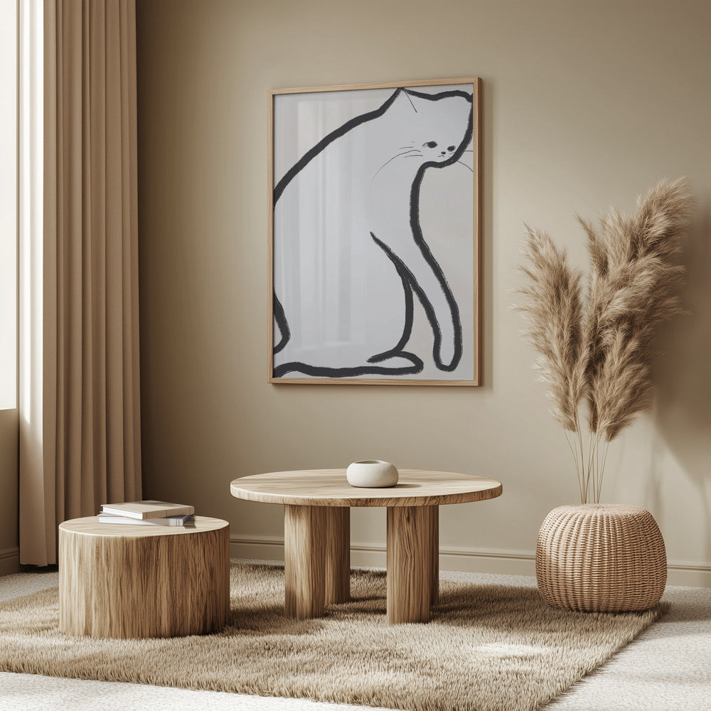 White cat | Poster