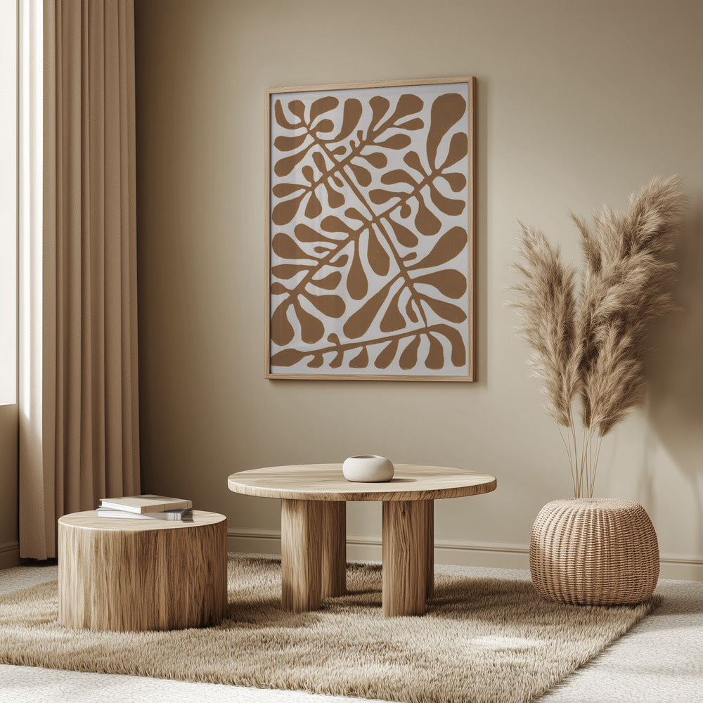 Linocut Plant #2 | Poster