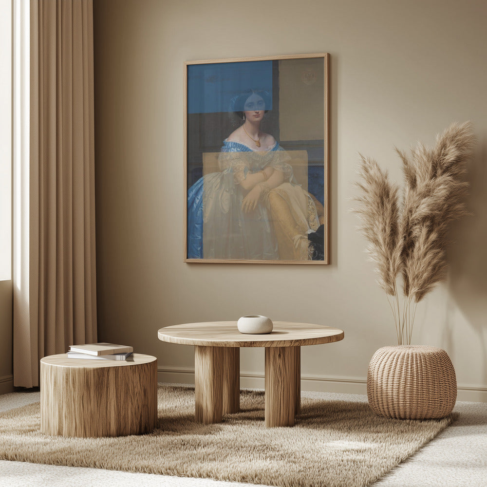 Baroque Portrait Contemporary Collage | Poster