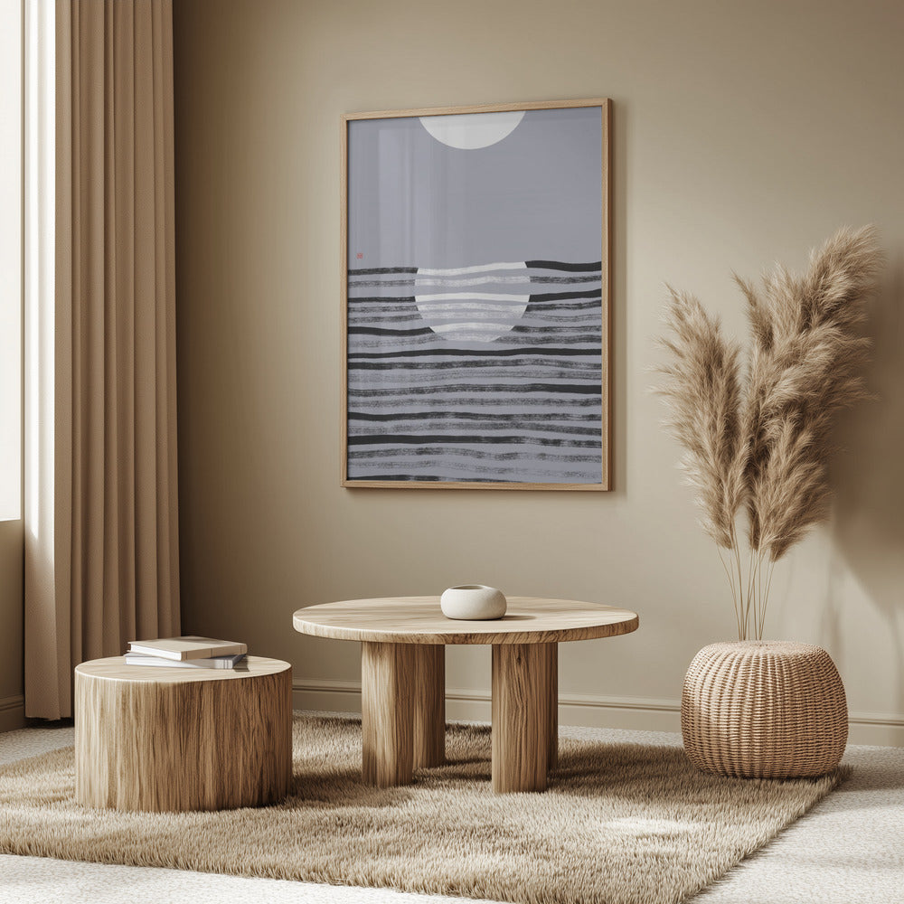 Hidden Moon N°2 | Reflection | Poster