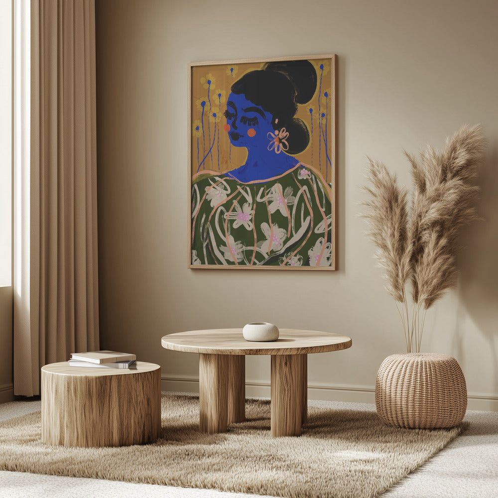 The Blue Woman | Poster