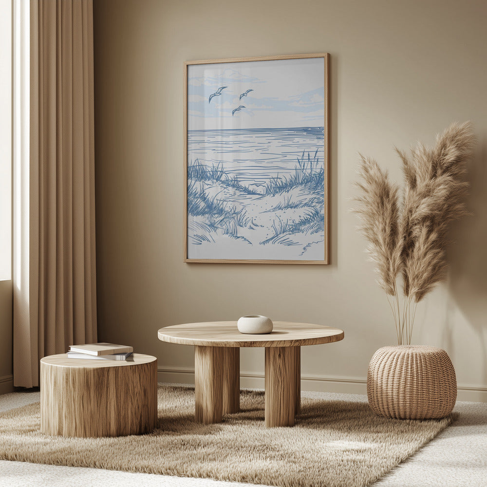 Seascape Sketch | Poster