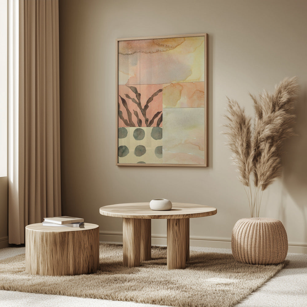 Watercolor abstract composition 9 | Poster