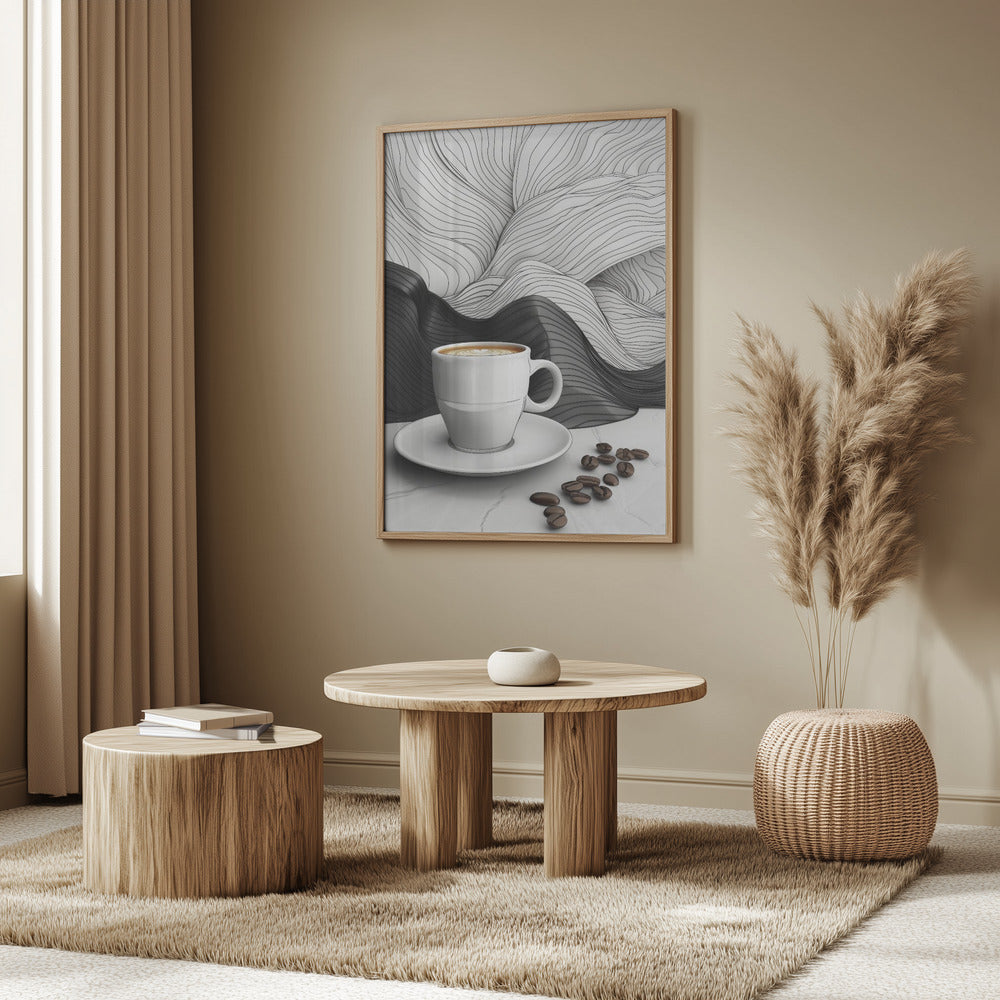 I Love Coffee Food Illustration Art (3) | Poster