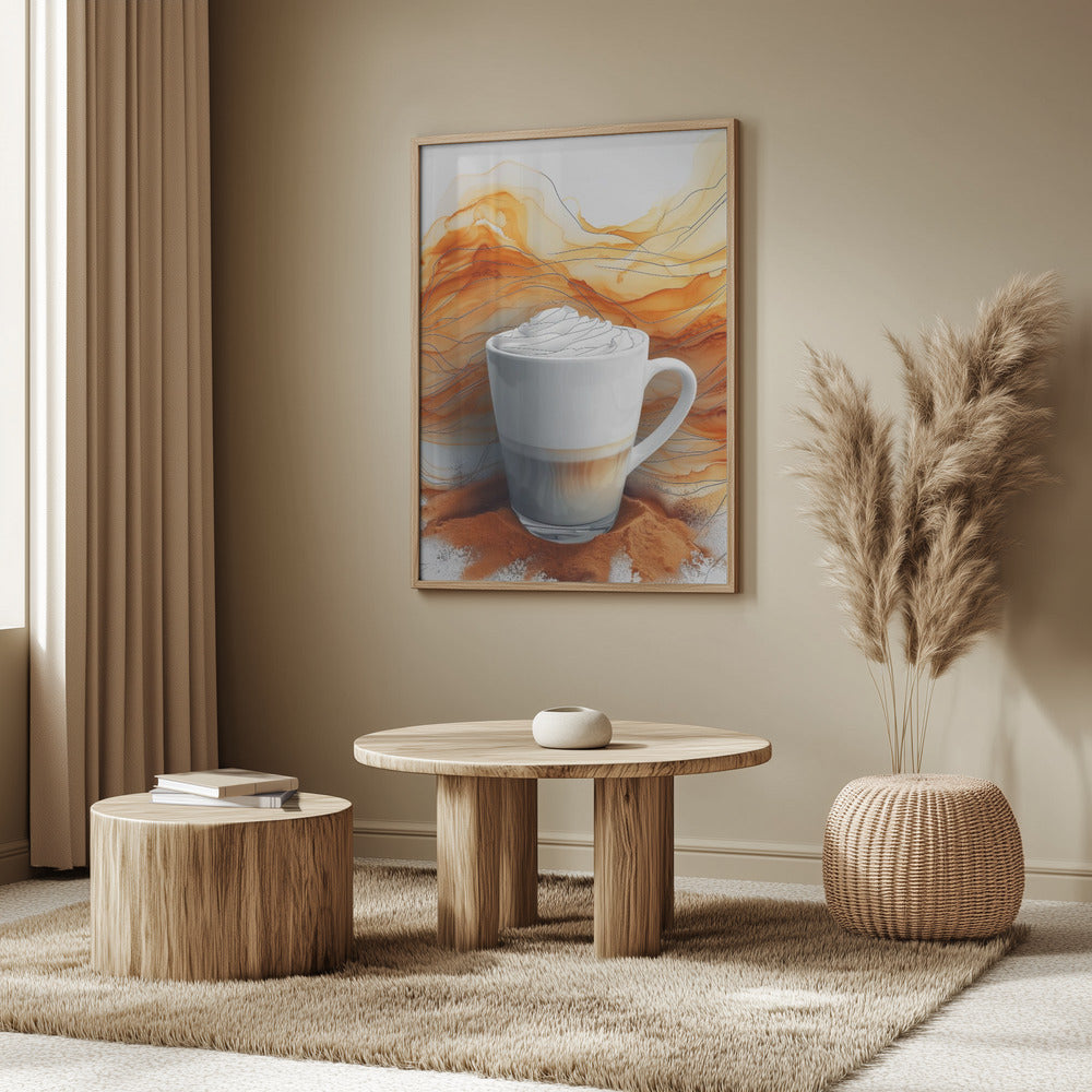 I Love Coffee Food Illustration Art (4) | Poster
