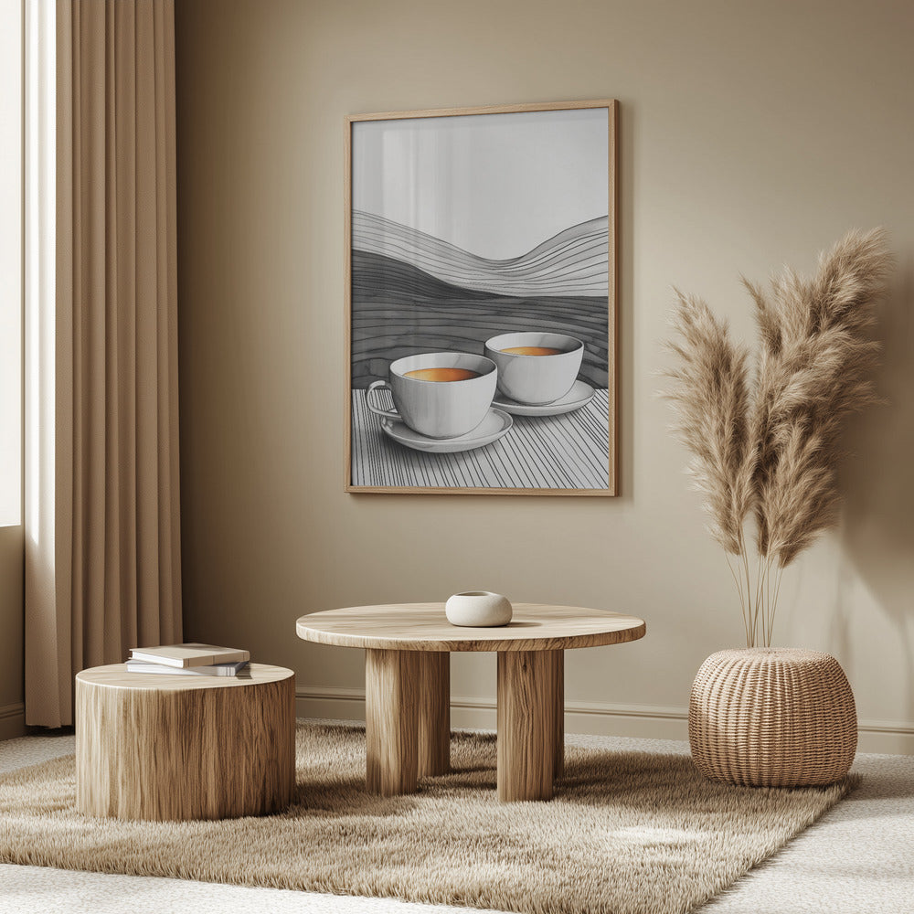 I Love Coffee Food Illustration Art (15) | Poster