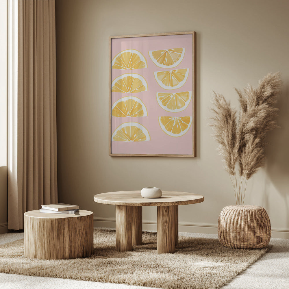 Skivade citroner | Poster