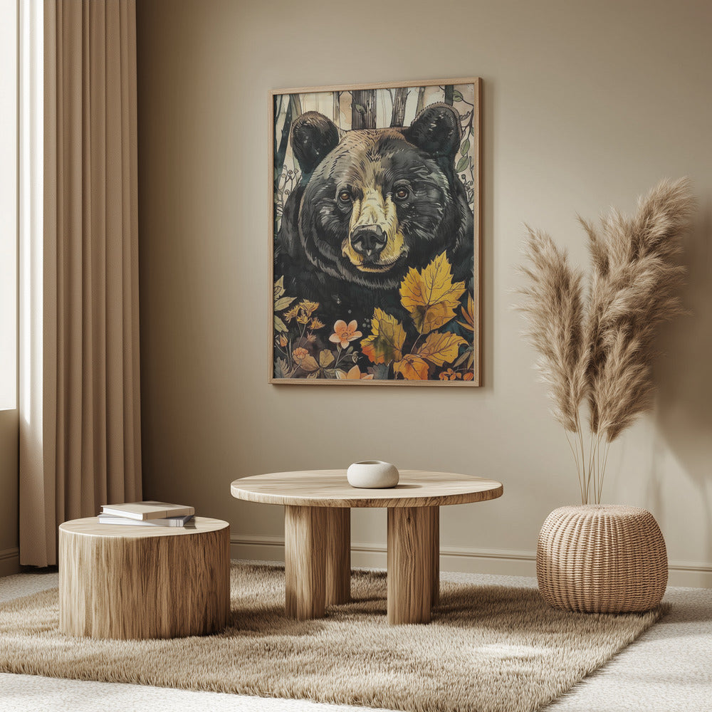 Animal Bear Watercolor Animal Art 6 | Poster