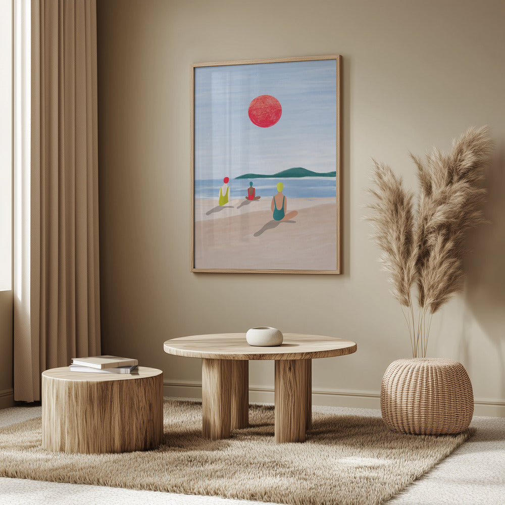Girls At the Beach | Poster
