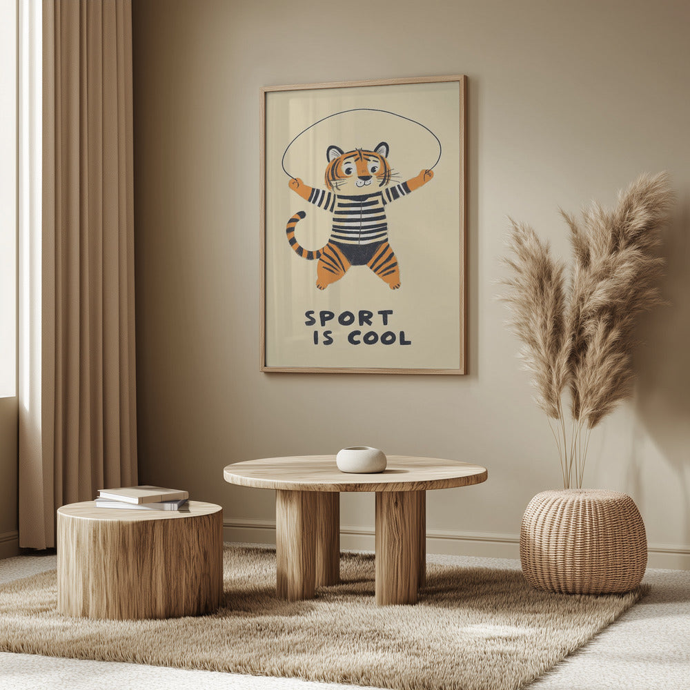 Jumping Tiger Fun | Poster
