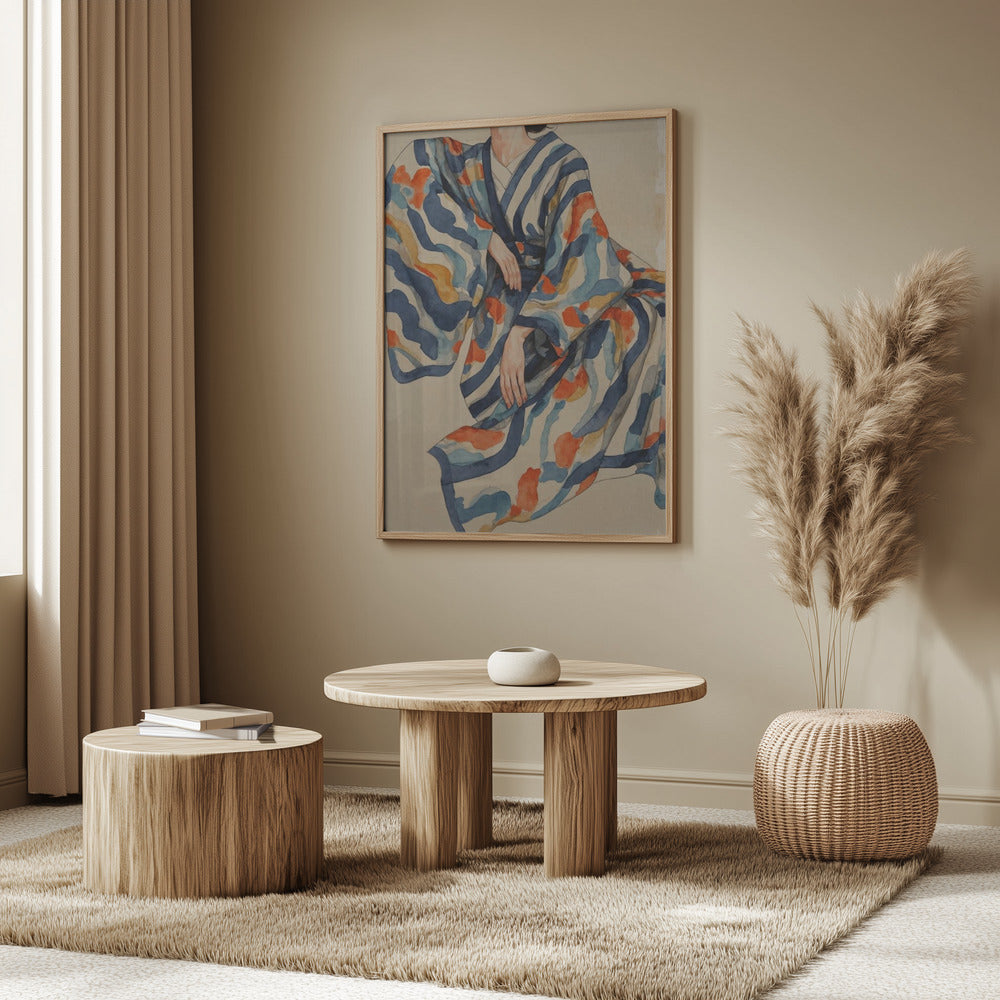 Flowing Kimono Patterns | Poster